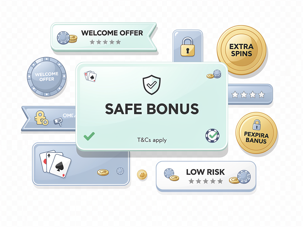 clean designs and bonus banners making weak operators look safe during casino research.